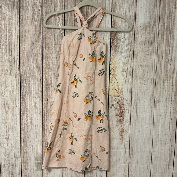 wild fable Dresses & Skirts - Wild Fable Blush Dress with Citrus Print